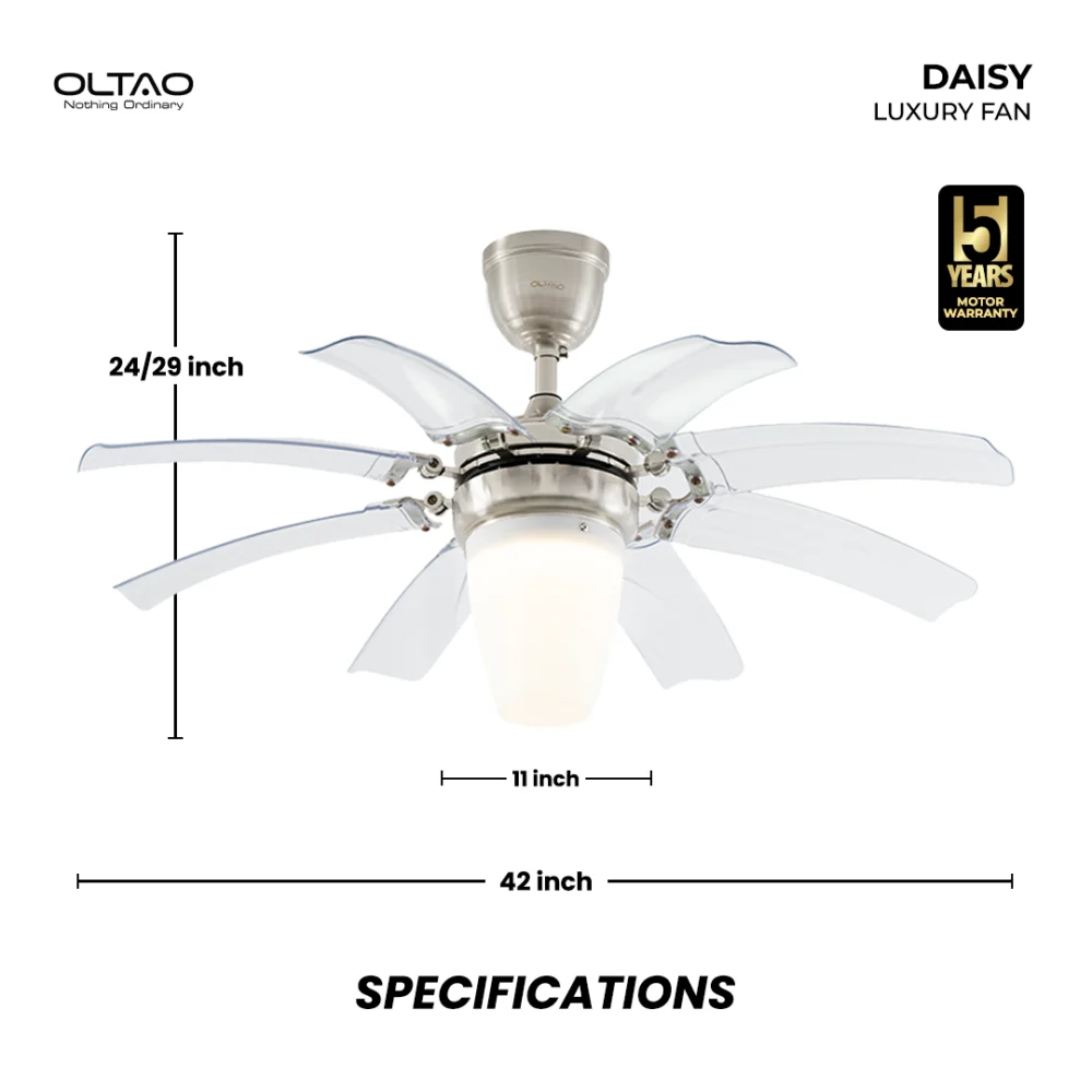 Oltao Daisy Smart Chandelier Fan - Image 3
