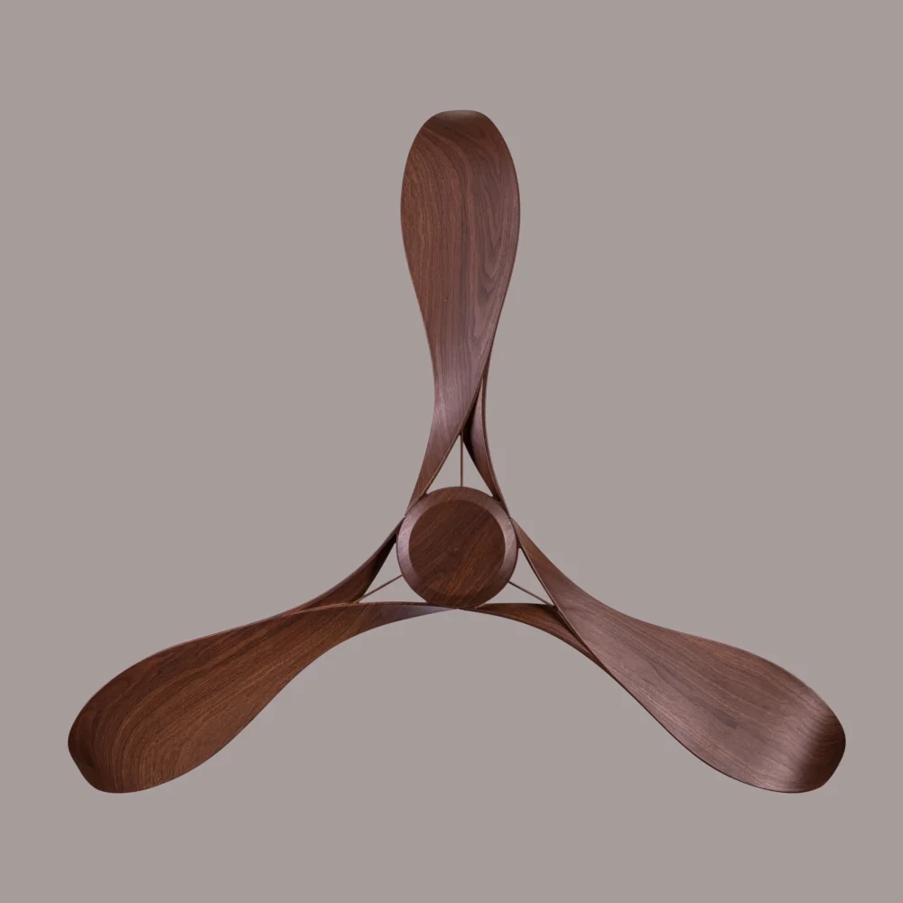 Albatross Wood Luxury Fan - Image 3