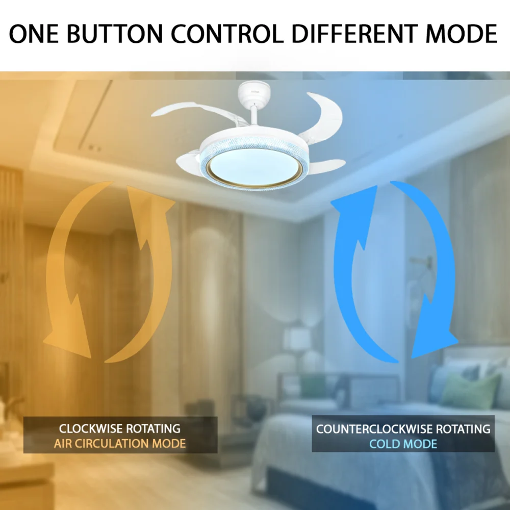 Oltao Aurous Smart Chandelier Fan - Image 3