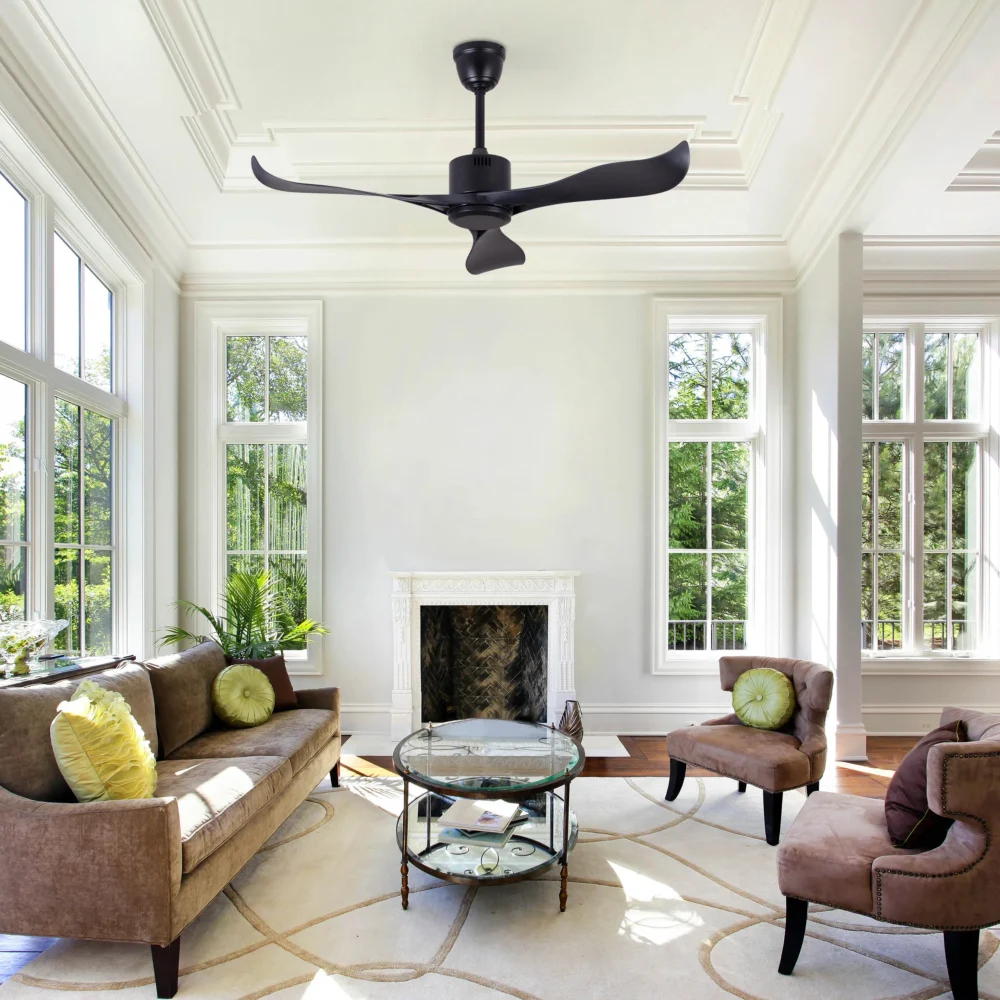 Albatross Black Luxury Fan - Image 4