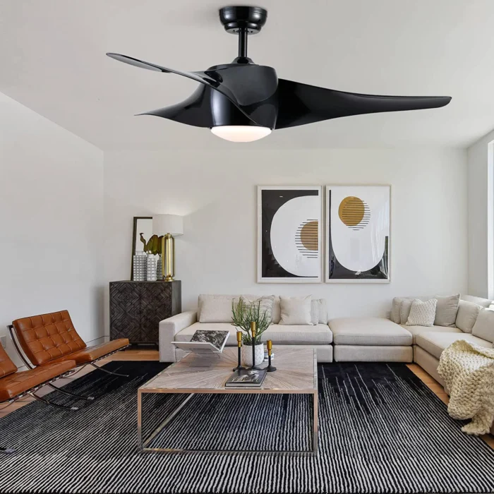 Iroko Black Luxury Fan