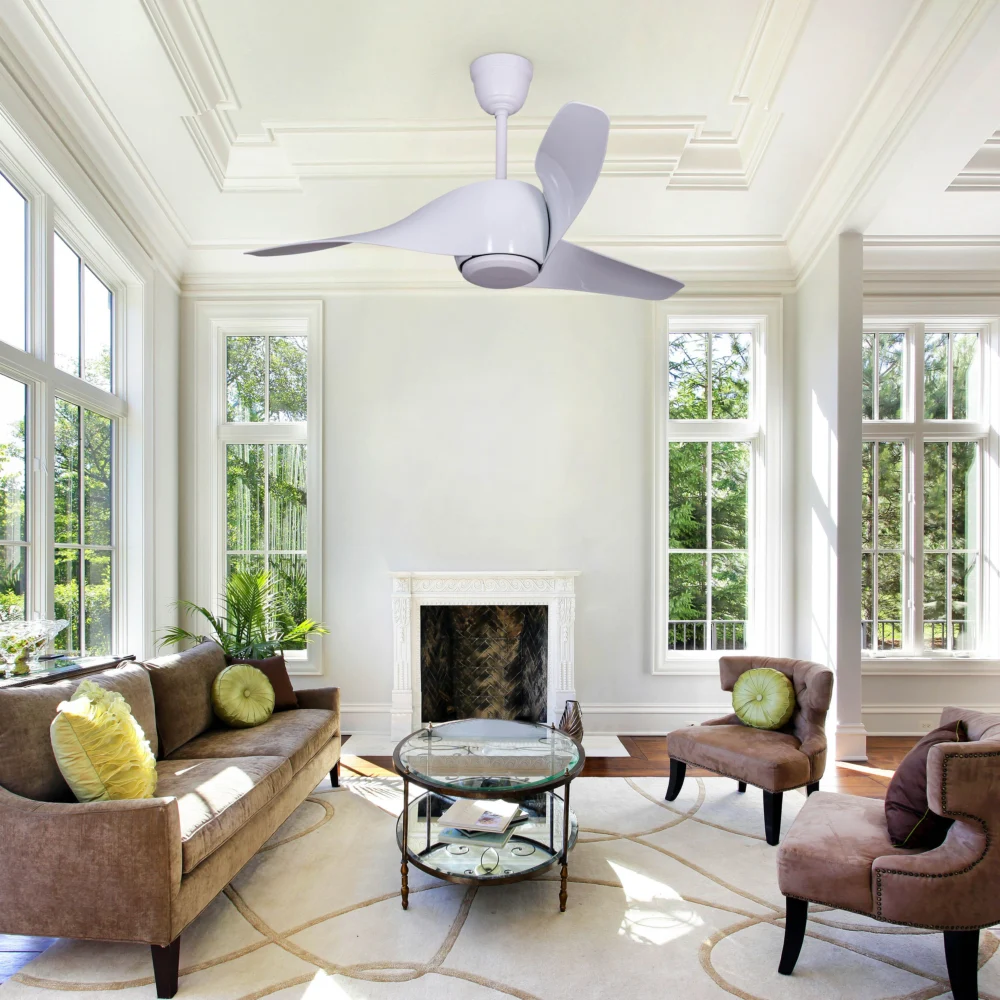 Iroko White Luxury Fan
