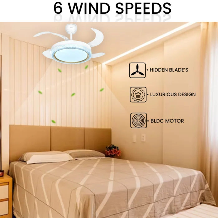 Oltao Aurous Smart Chandelier Fan