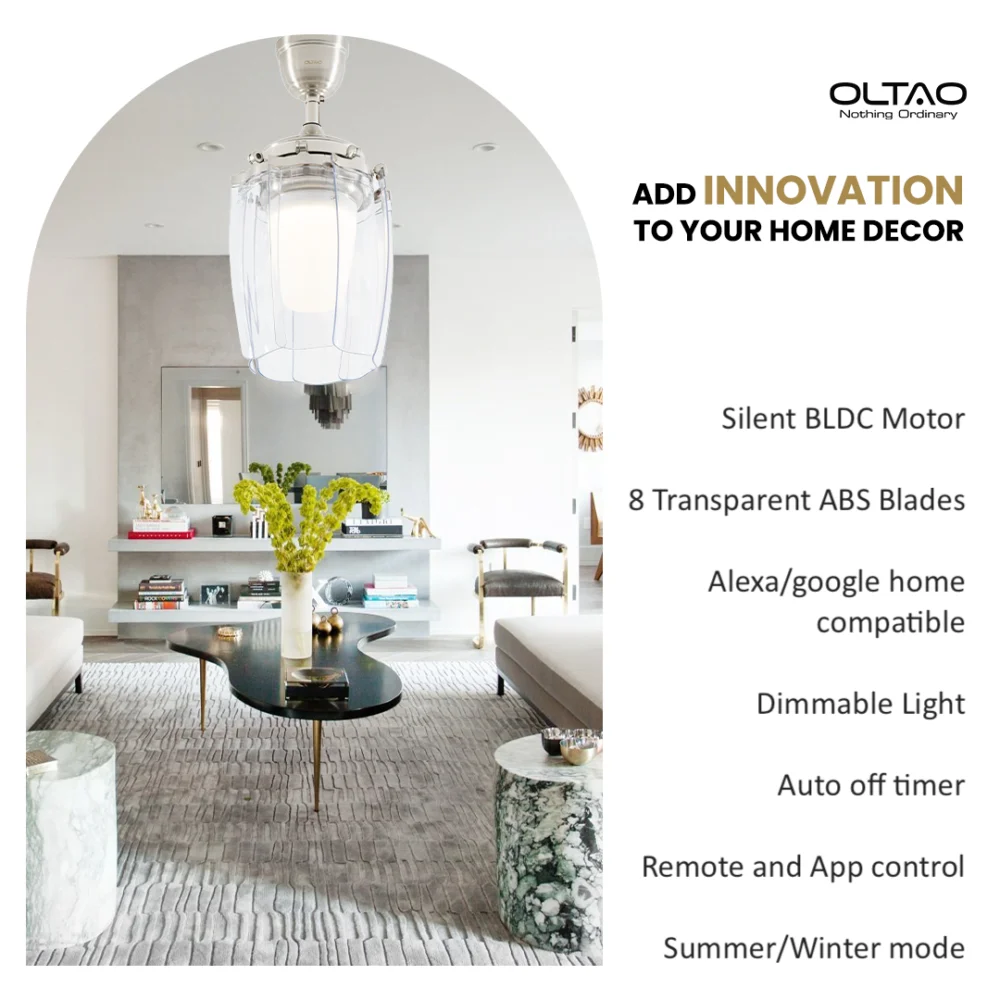 Oltao Daisy Smart Chandelier Fan