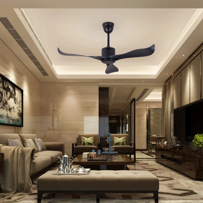 Albatross Black Luxury Fan