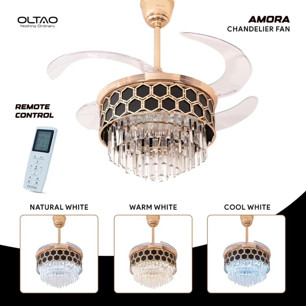 Oltao Amora Chandelier Fan - Image 3
